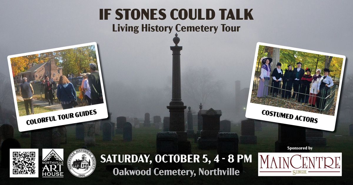 If Stones Could Talk Living History Cemetery Tour