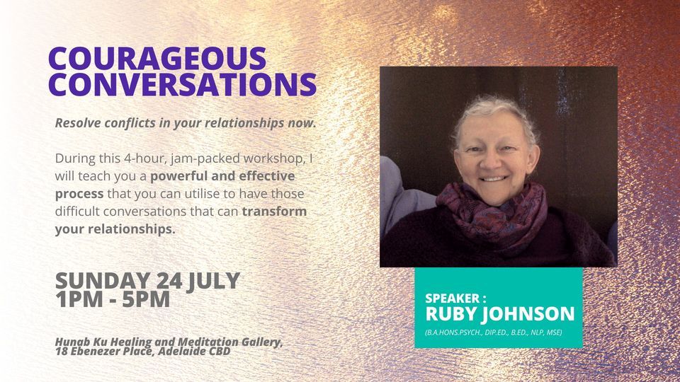 Courageous Conversations Adelaide in person