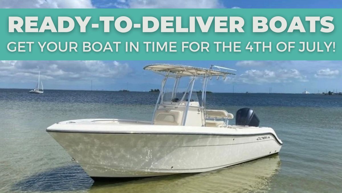 Ready-to-Deliver Boat Sales Event