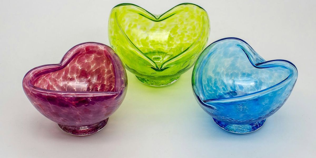 HEART-shaped INfinity Bowls, Valentines is here...breathe out, breathe in.