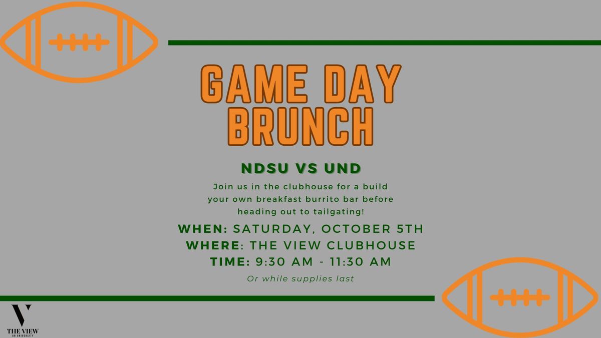 Game Day Brunch