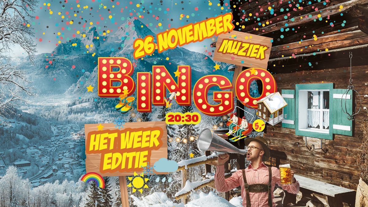 \ud83c\udf26Muziekbingo: Het Weer\ud83c\udf26