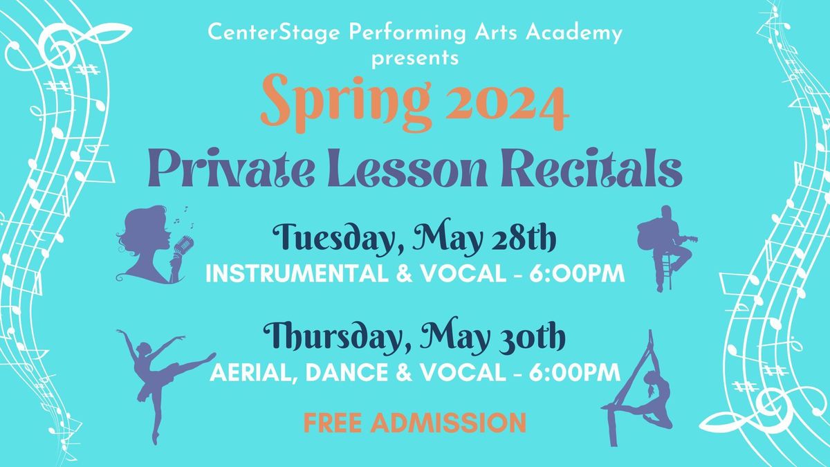 Spring 2024 Private Lesson Recital