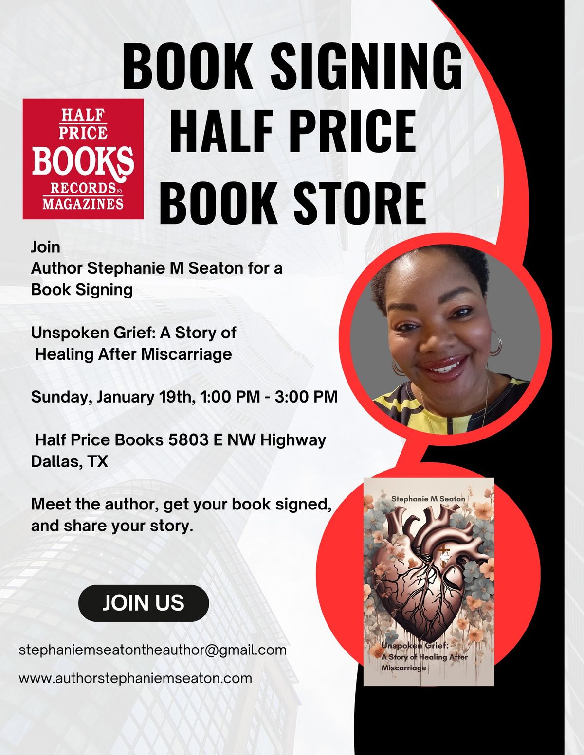 Half Price Book Store-Book Signing