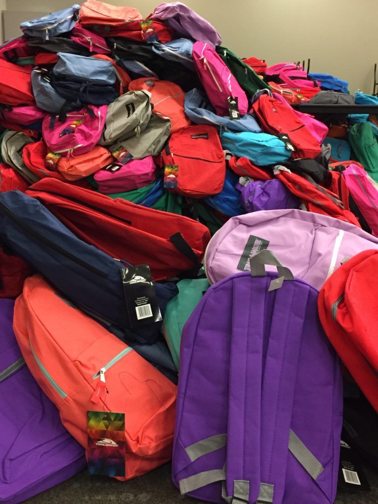 CROSS Outreach Back to School Backpack Packing
