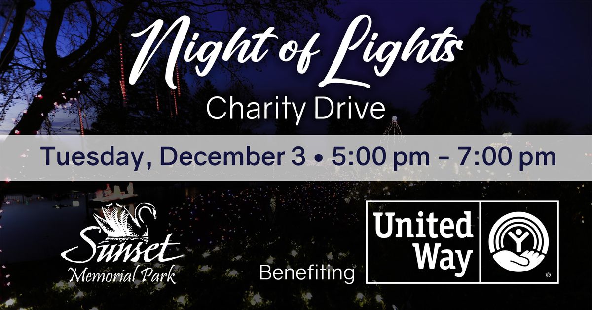 Night of Lights and Charity Drive