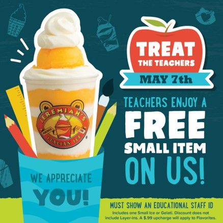 Free Ice Cream for Educational Partners 
