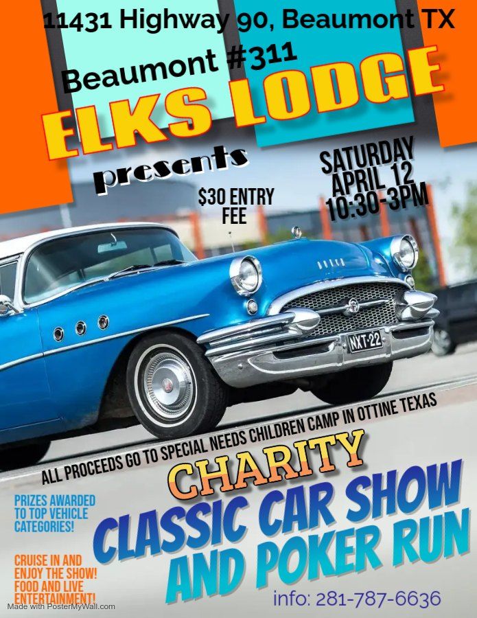 Classic Car Show and Poker Run for Charity