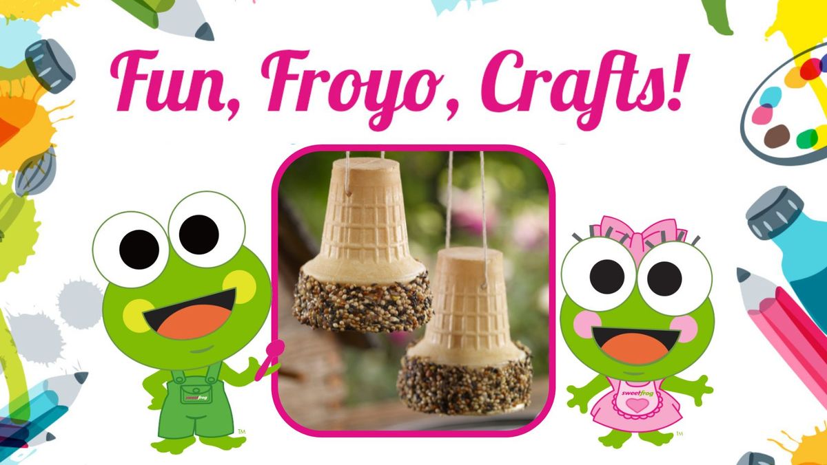 Bird Feeder Craft at sweetFrog Laurel