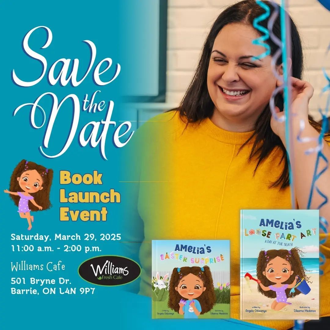 Book Launch Event- Amelia's Loose Part Art: A Day at the Beach & Amelia's Easter Surprise 