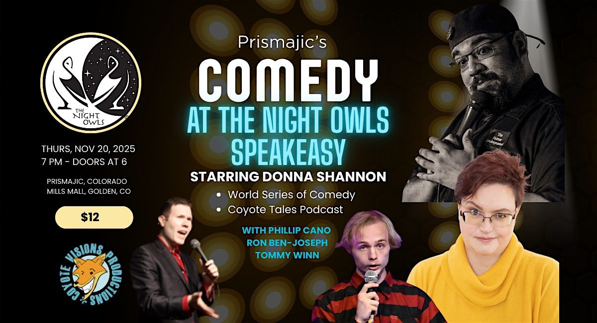 Comedy at Night Owls Speakeasy