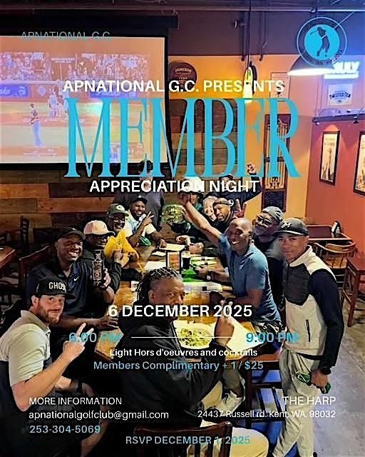 APNational G.C. Member Appreciation Night