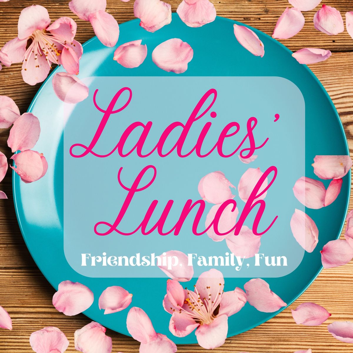 Ladies' Lunch - Stressed Out - Psalm 56:3