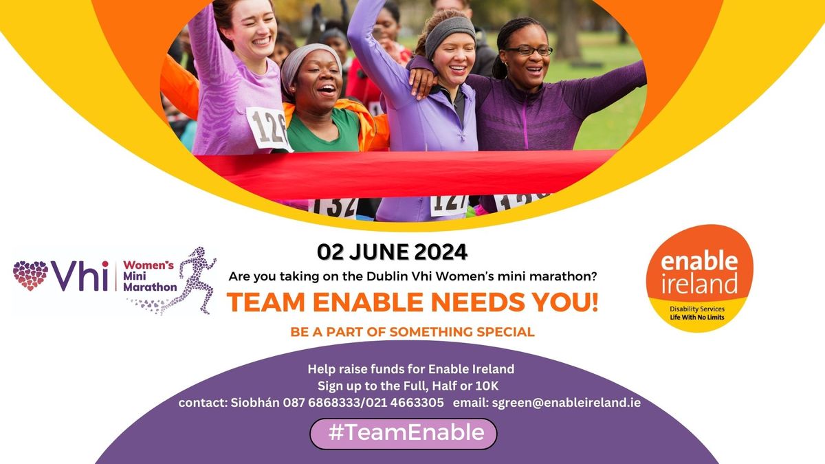 Team Enable at Vhi Women's Mini Marathon