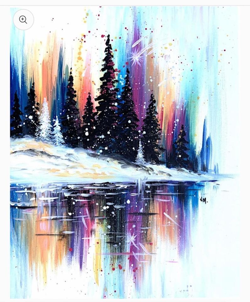 Snow Magic Paint Night