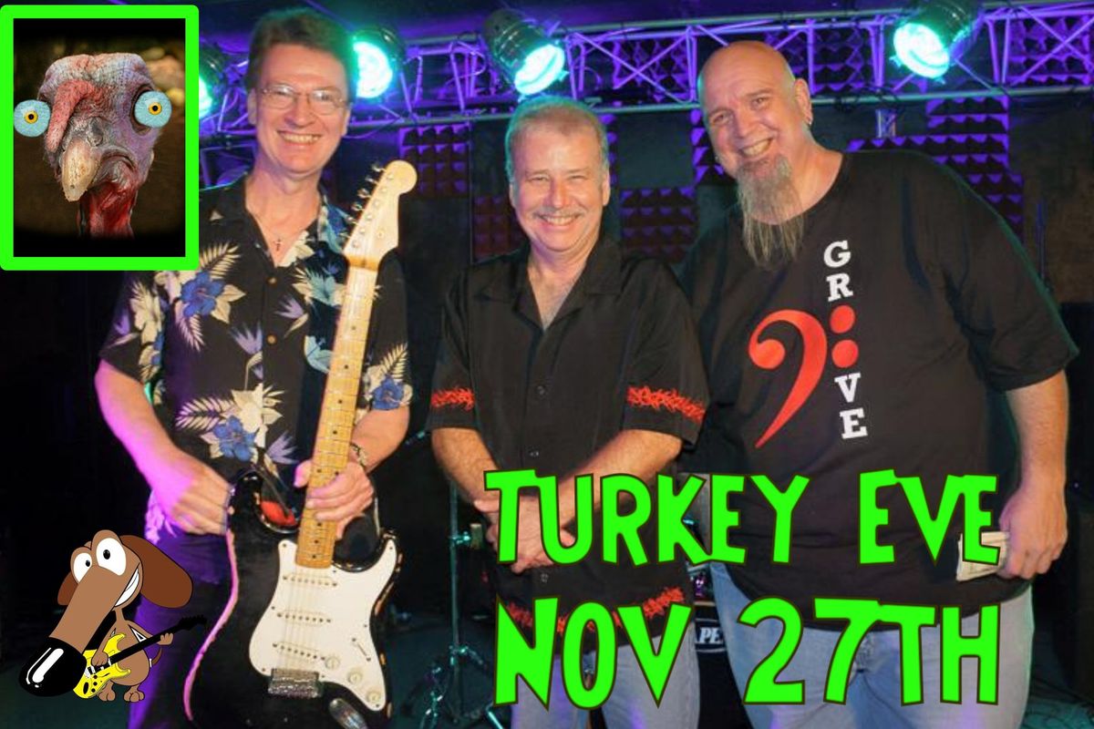 The BoneYard Trio Returns Turkey Eve 7pm