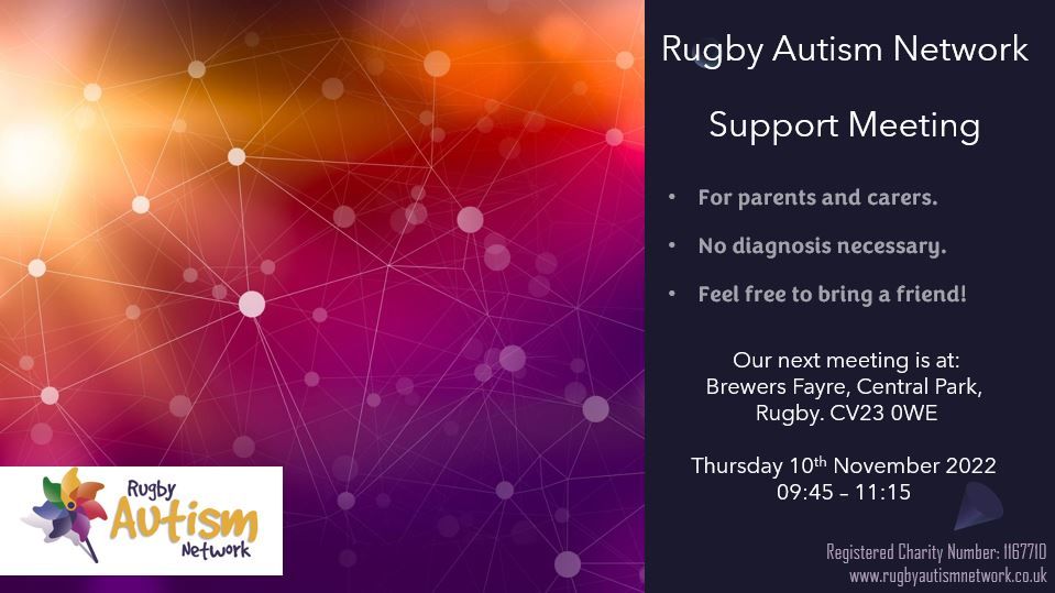 Rugby Autism Network Support Meeting