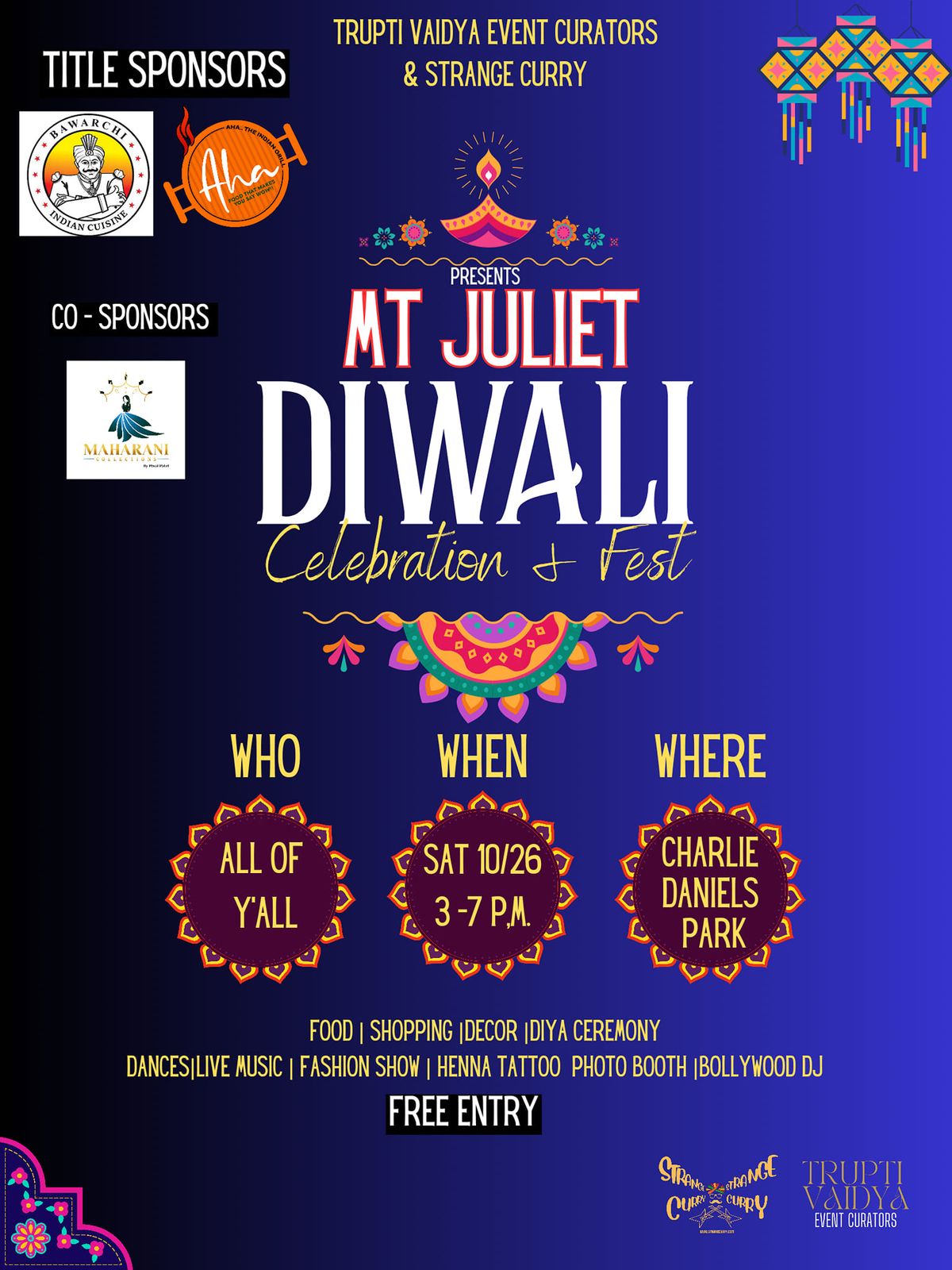 MtJuliet Diwali Fest