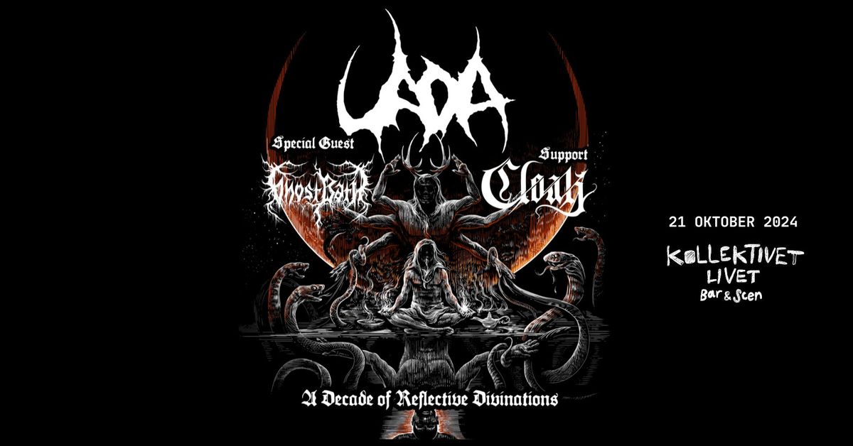 Uada + Ghost Bath + Cloak | Live p\u00e5 Kollektivet Livet, Stockholm