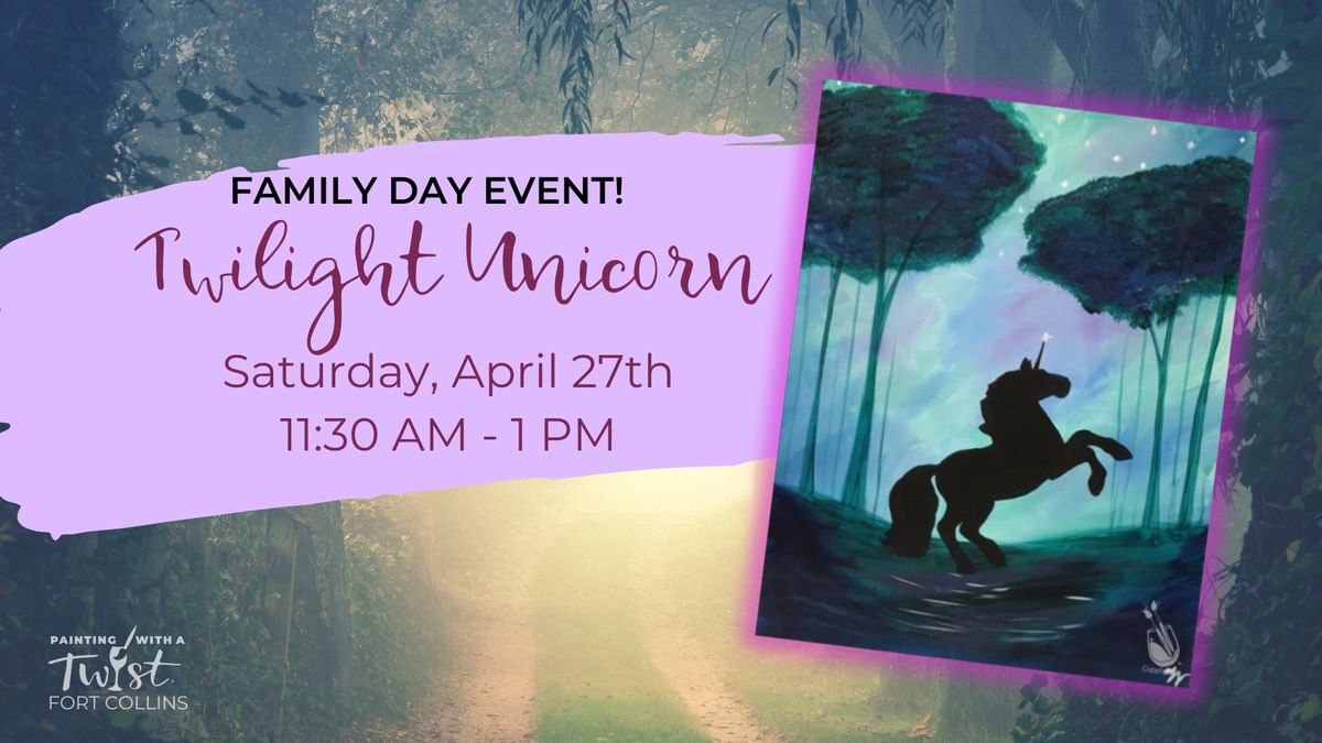 *Family Day* Twilight Unicorn: add a candle!
