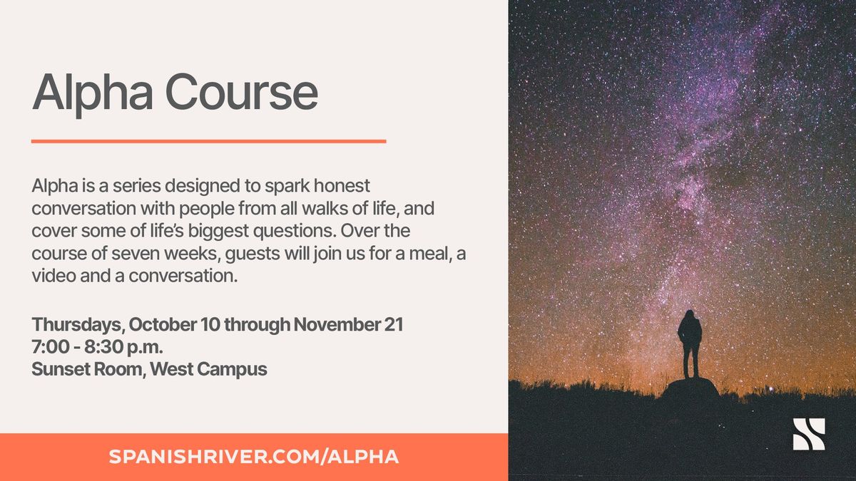 Alpha Course | Bring Your Questions!