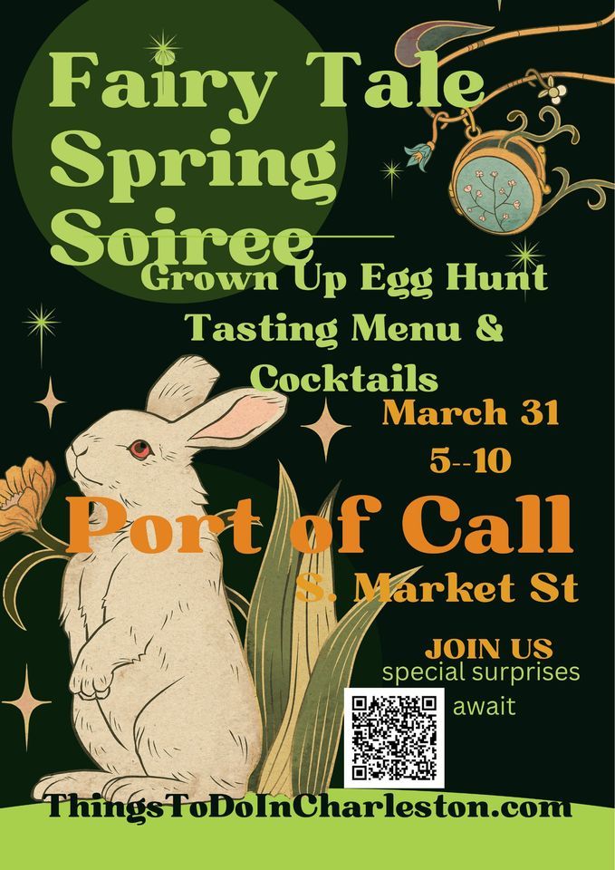 Grown Up Easter Egg Hunt & Bunny Tail Costume Party at the Fairy Tale Spring Soiree 