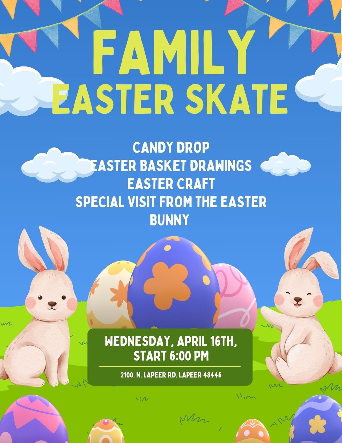 Family Easter Skate 