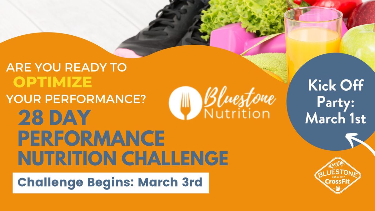 28 Day Performance Challenge- Kick Off Party