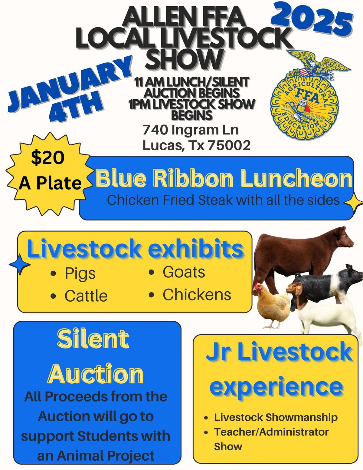 Allen FFA Local Livestock Show