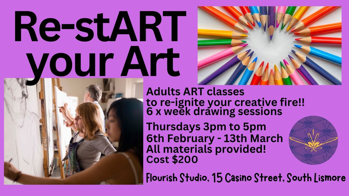 RestART Your Art - Adult Art Classes