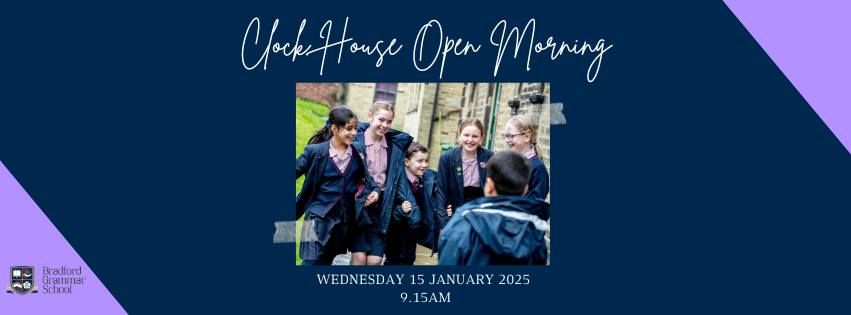 Open Morning at Bradford Grammar Junior School - Wednesday 15 January