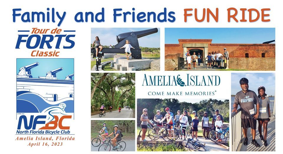 Tour de Forts Classic Family and Friends Fun Ride, Fernandina Beach