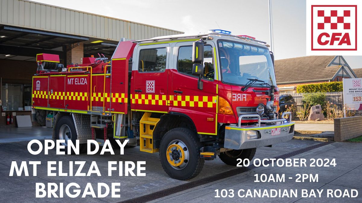 Mt Eliza Fire Brigade Open Day