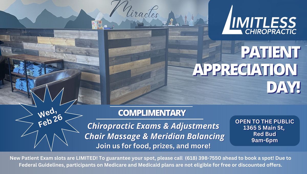 Patient Appreciation Day - Limitless Chiropractic Red Bud 