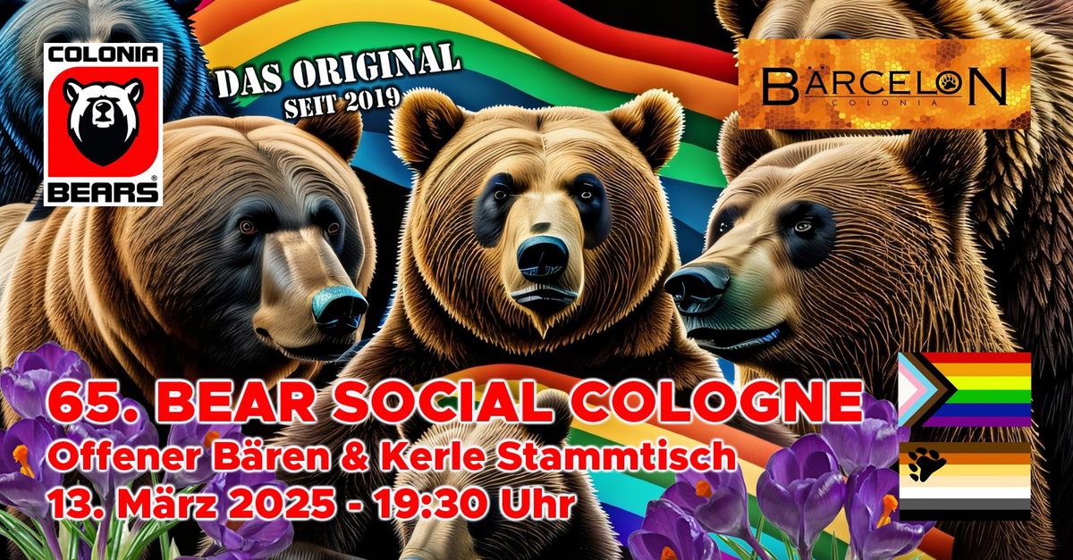 65. BEAR SOCIAL COLOGNE