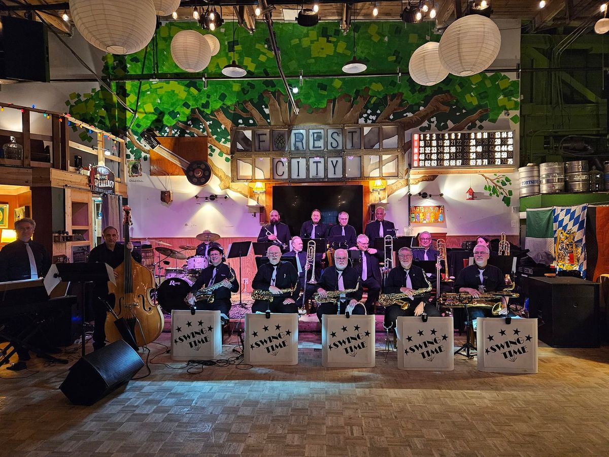 Swing Time Big Band with vocalist Dianne Palmer at Forest City Brewery