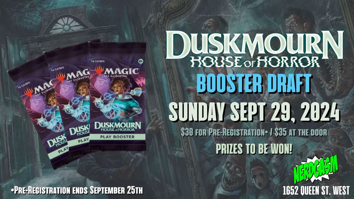 Duskmourn: House of Horror \u2013 Booster Draft