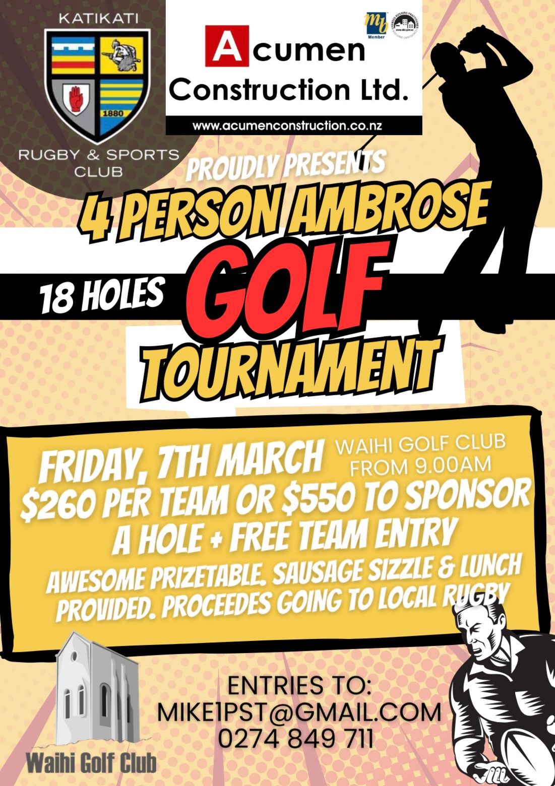 Join Us for a Hole-in-One Fundraiser!