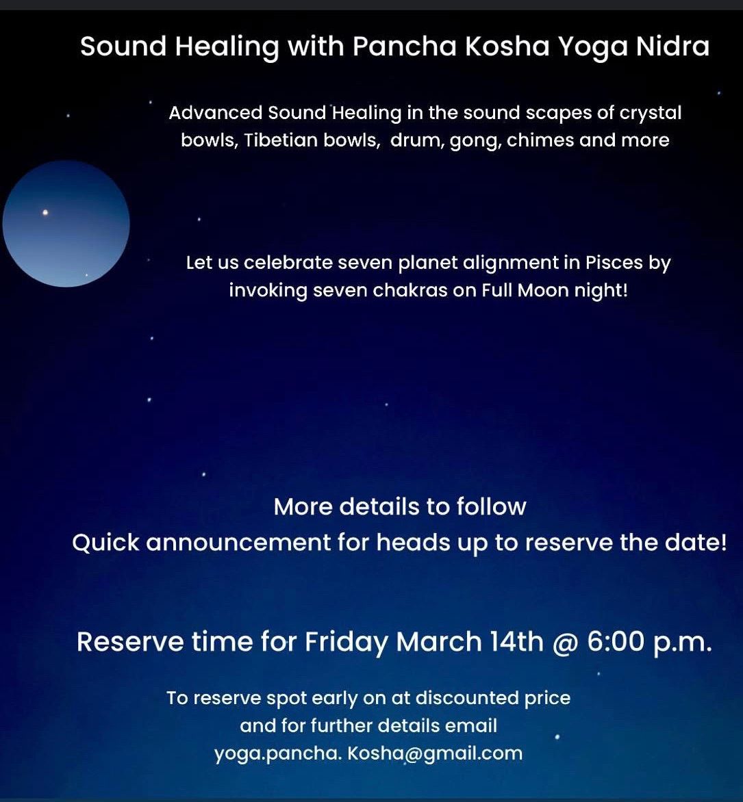 Advanced sound healing with pancha kosha yoga nidra