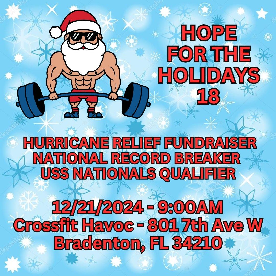 Hope for the Holidays - Hurricane Relief Strongman Fundraiser