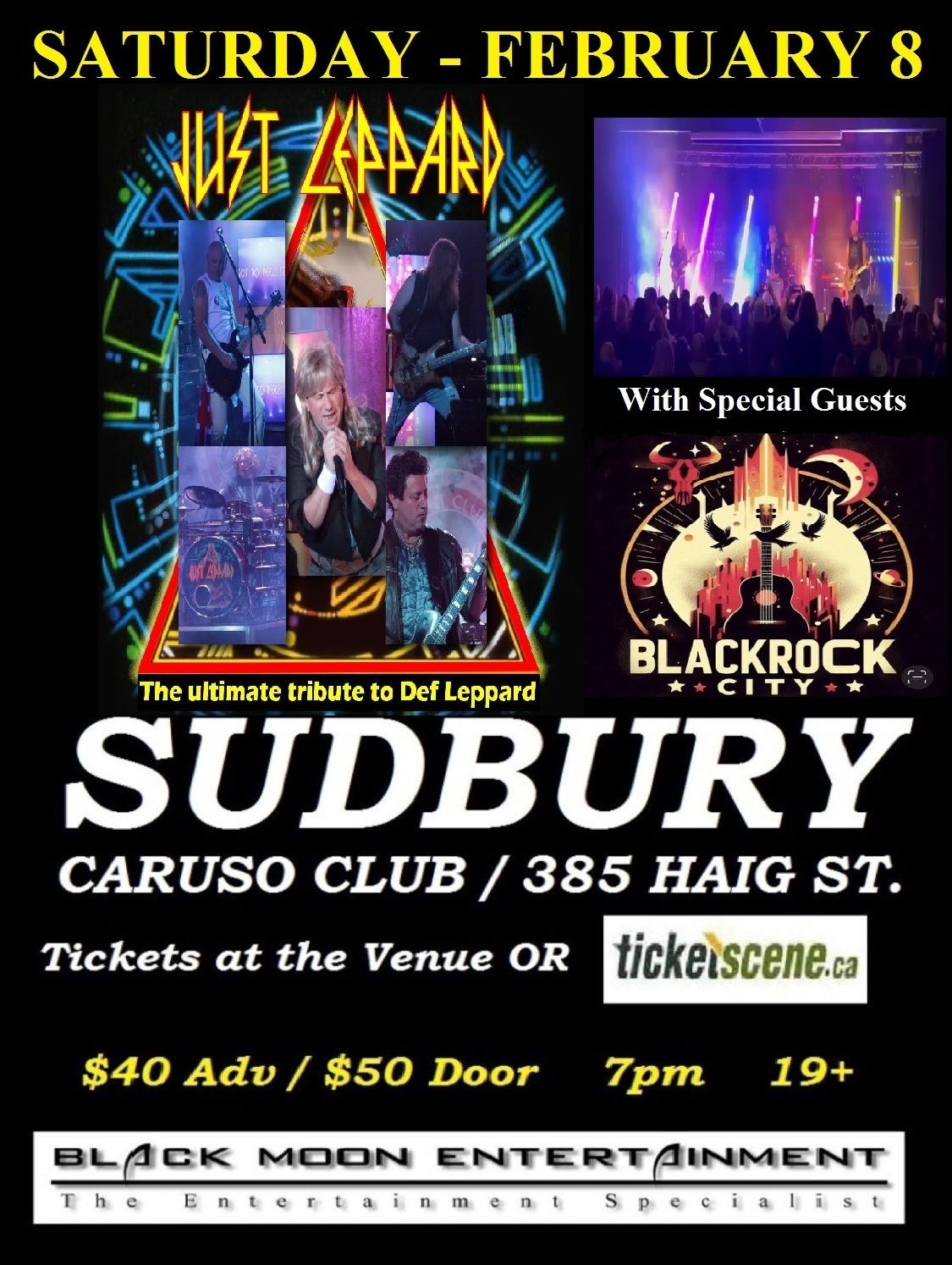 The DEF LEPPARD Tribute show - SUDBURY