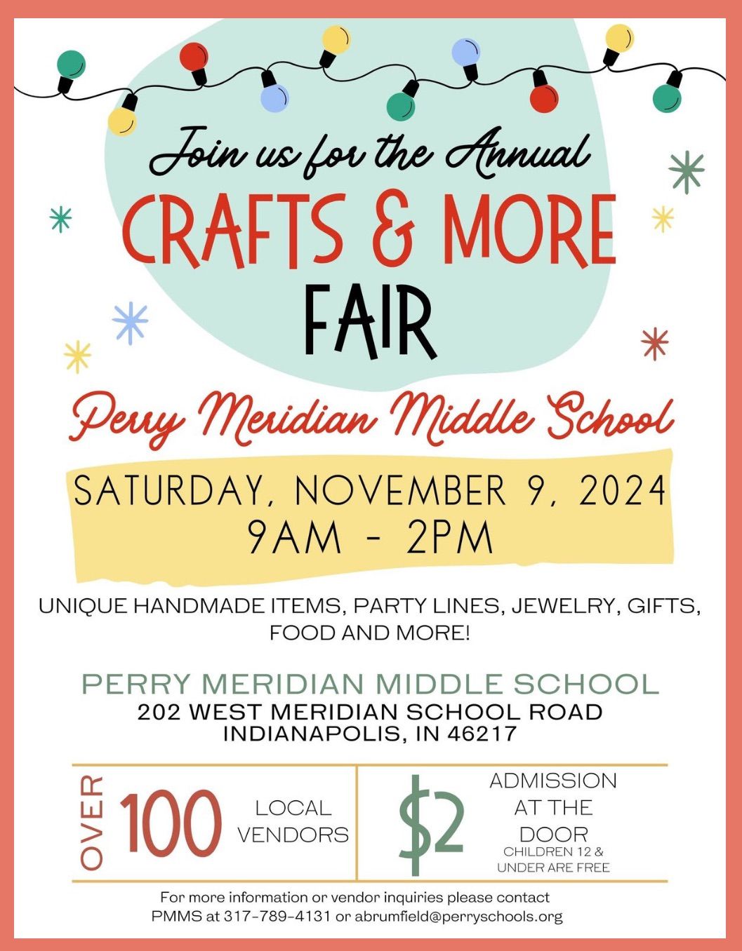 Perry Meridian Annual Crafts & More Fair