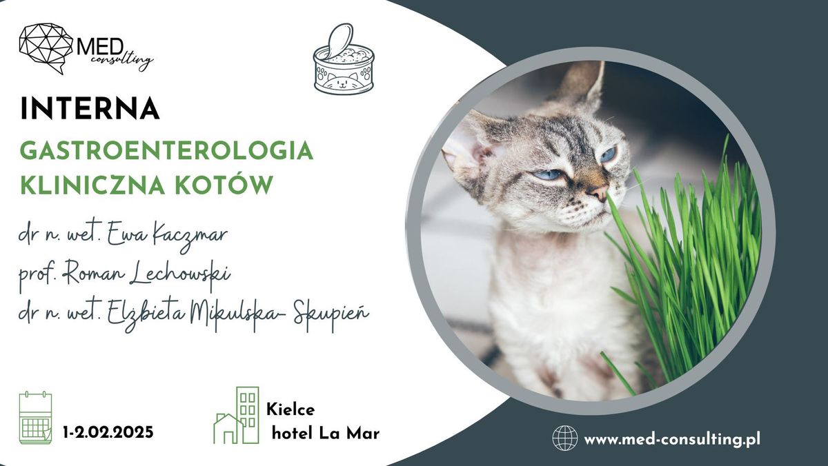 INTERNA - Gastroenterologia kliniczna kot\u00f3w