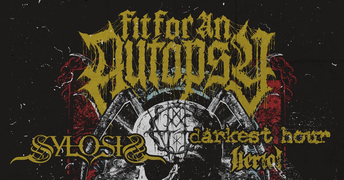 Fit For An Autopsy + Sylosis + Darkest Hour + Heriot \/\/ Doornroosje Nijmegen