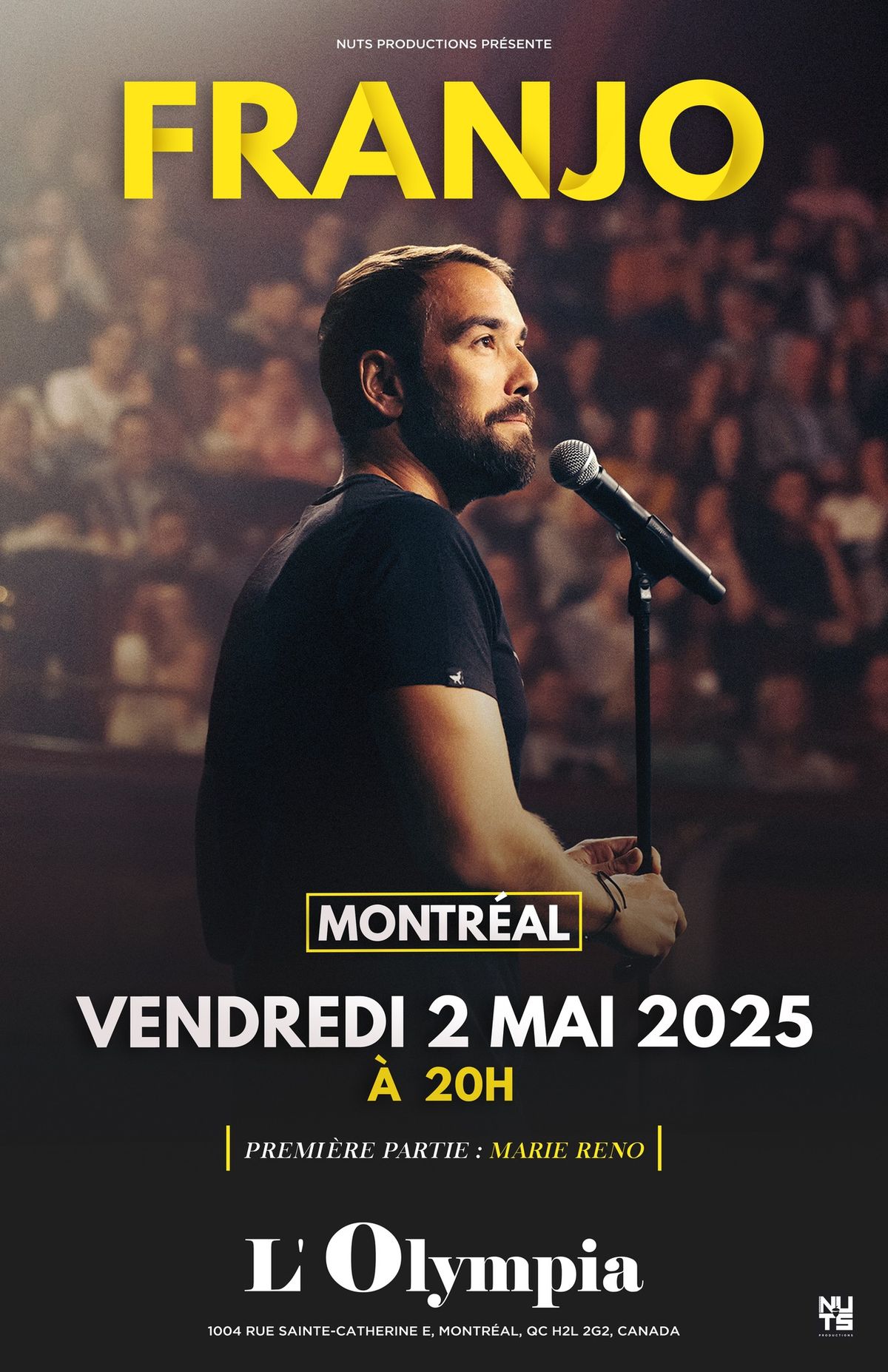 FRANJO joue \u00e0 MONTREAL - A l'olympia mais le faux