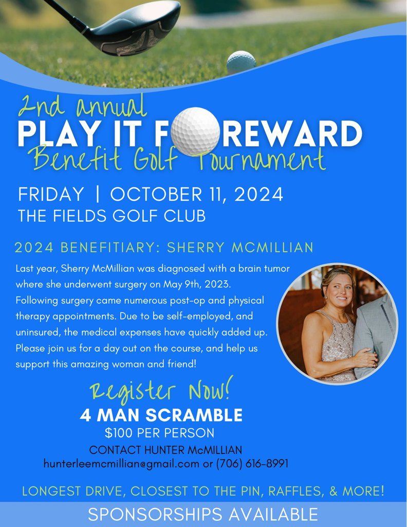 2nd Annual Play It Forward Benefit Golf Tournament