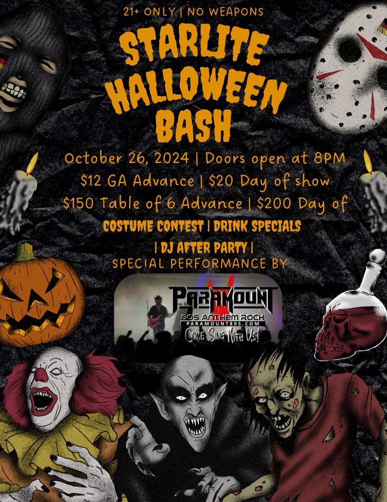 Halloween Bash with Paramount (80s Rock)