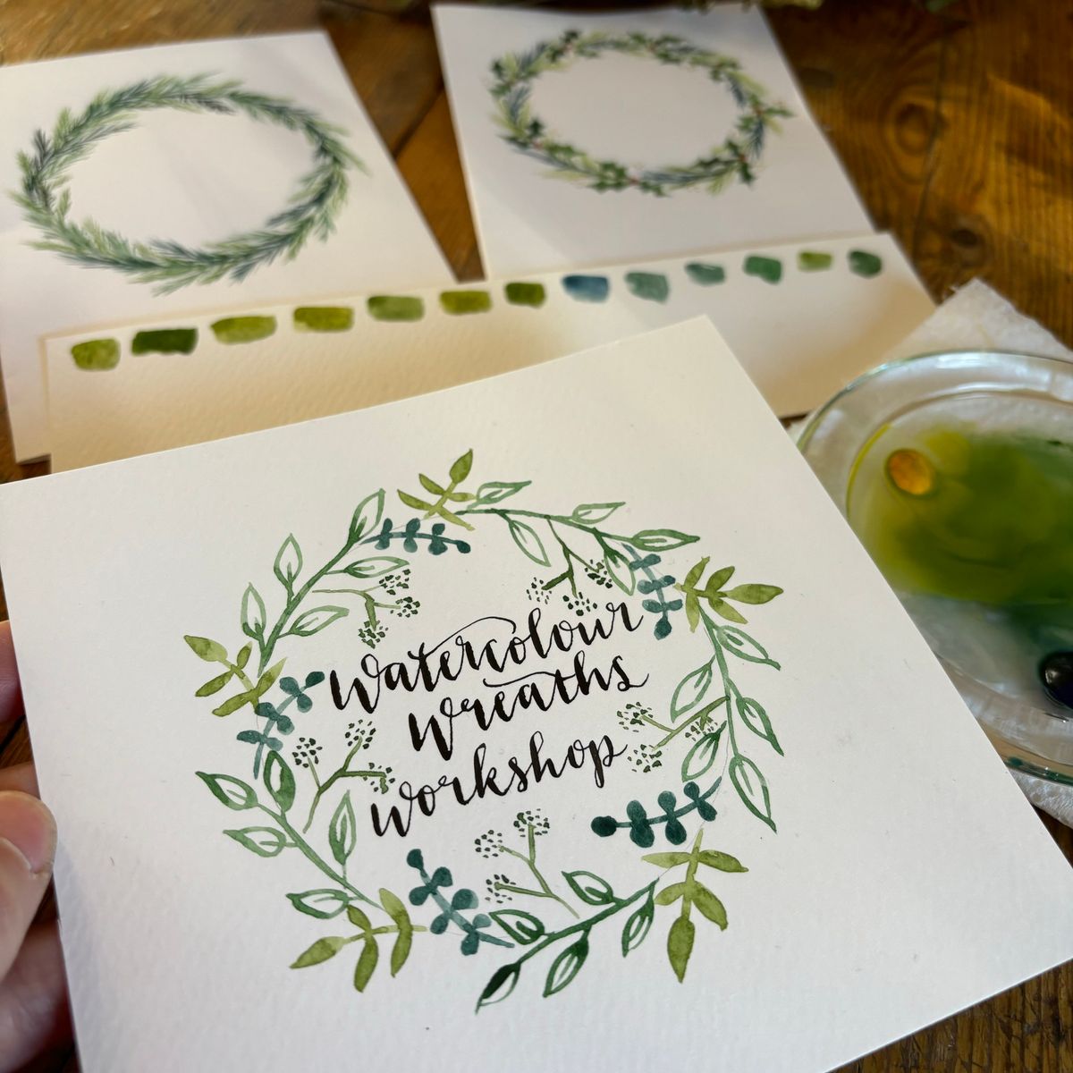 Watercolour Wreaths Workshop 