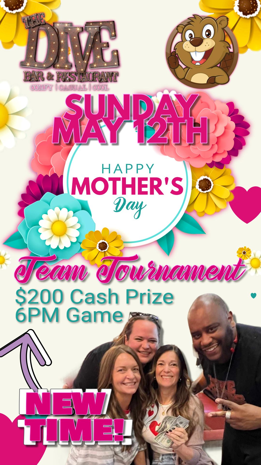 EBPL Mother's Day Team Poker Tournament at The Dive