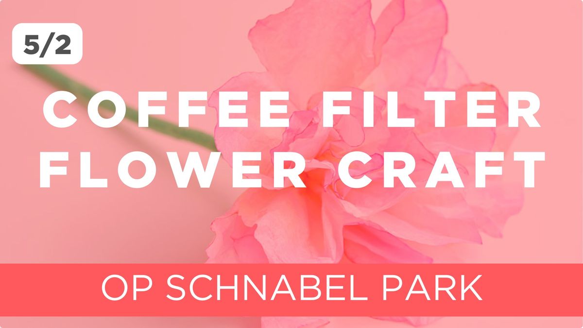 FREE PLAYGROUP | COFFEE FILTER FLOWER CRAFT
